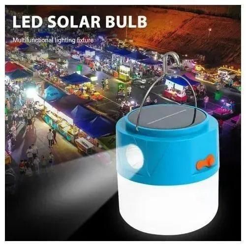 Original Dp Light MARKET LED SOLAR Bright Rechargeable Bulb & Torch With Solar PANEL