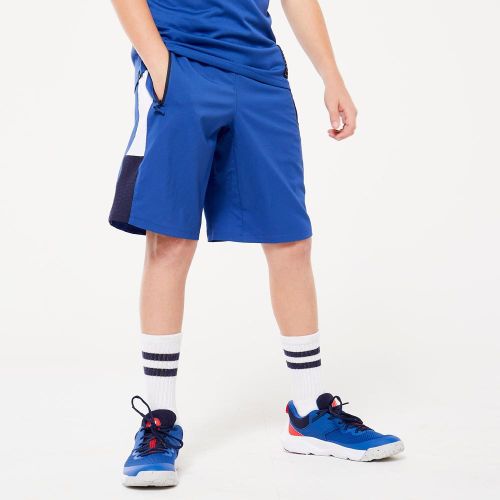 Kids' Breathable Multisport Shorts - Blue/White/Black