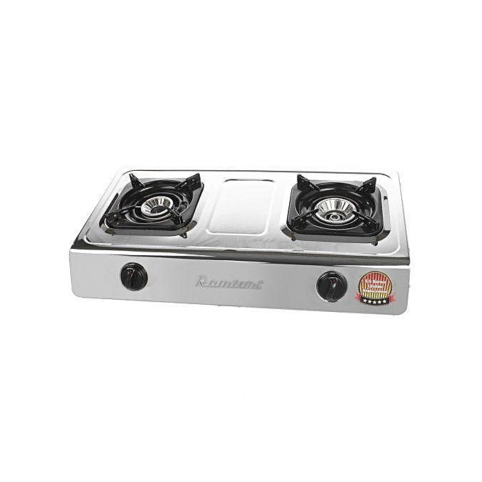 RAMTONS RG/518 2 Burner Gas Cooker Stainless Steel Silver. Best