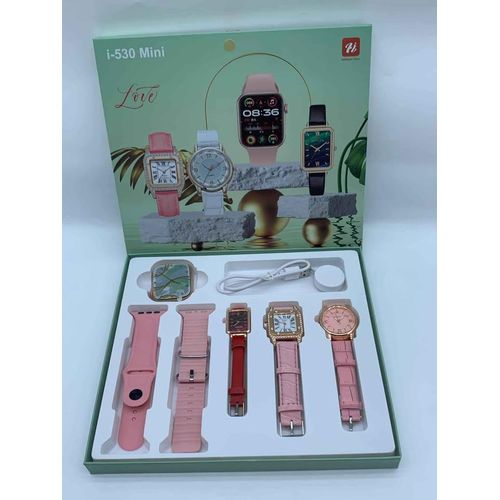 Ladies smart watches With 2 Straps and 3 Ladies Watches