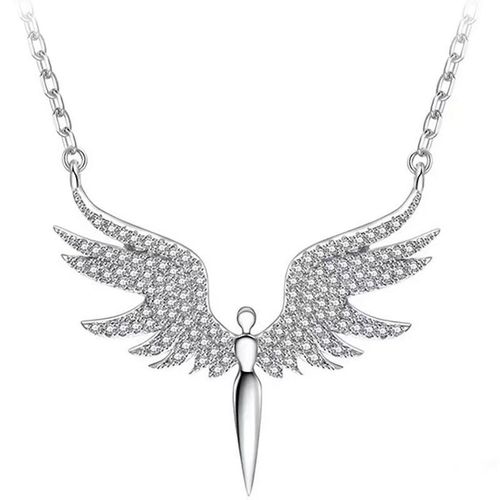 Angel Wings Necklace Elegant Chain for Men and Women