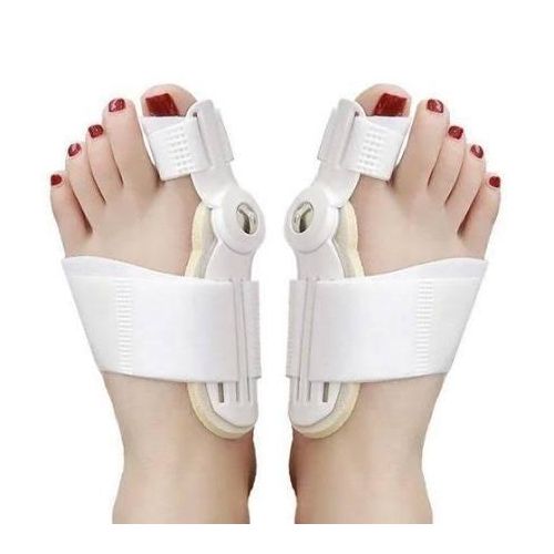 2 pieces - Bunion Aid Hinged Splint for Bunions Hallux Valgus Corrector Big Toe Straightener Relieve Hallux Valgus Foot Pain & Soothe Sore Bunions