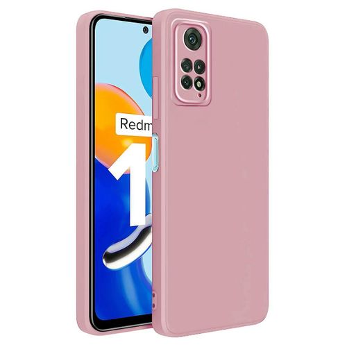 Silicone Phone Cover for Xiaomi Redmi Note 11 - Pink, anti-fingerprint, anti-scratch, durable silicone case