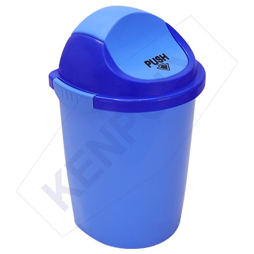 50Litre Flip Waste Bin Blue