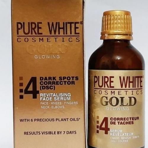 Pure White Gold Glowing Dark Spot Corrector Revitalising Fade Serum