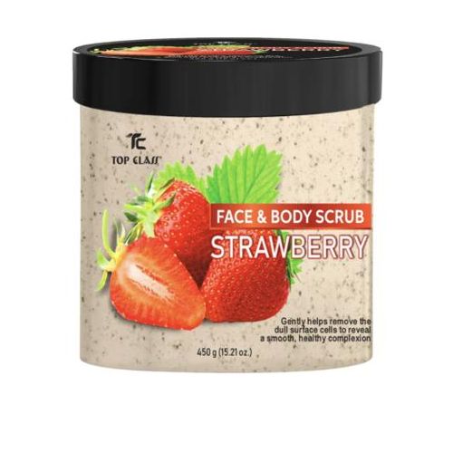 Strawberry Face & Body Scrub 450g