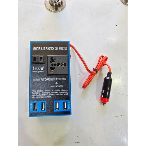 1500W Car Power 12V 24V To 220V Mobile Phone USB Charging Socket Auto Charger Converter Adapter