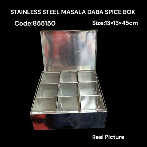 Stainless-steel masala dabba