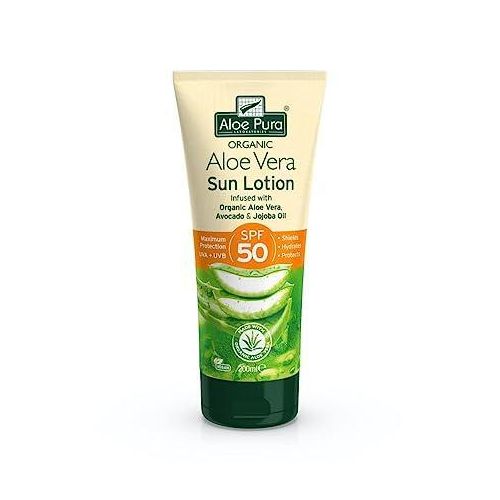 Optima Aloe Pura® Aloe Vera Sun Lotion SPF 50 200ml