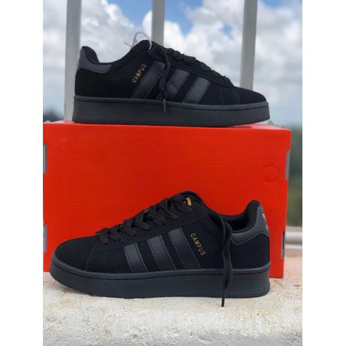 Black campus sneaker