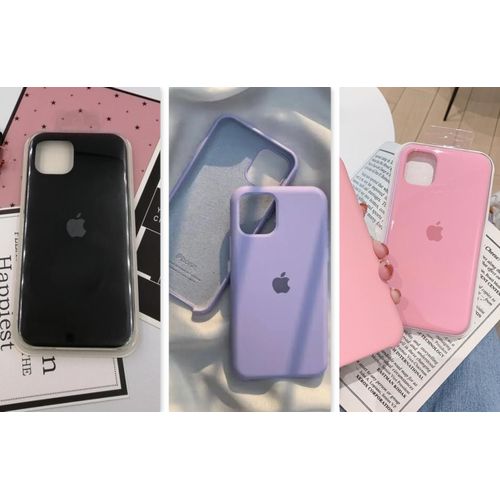 Apple iPhone 12 Mini Original Silicone Case/Cover, Liquid Silicone Phone Case Soft Anti-Scratch Microfiber Lining, Full Body Shockproof Slim Cover/Case
