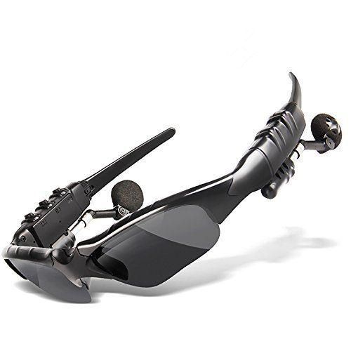 Bluetooth MP3 Sunglasses Polarized Lenses Music Sunglasses Stereo Headphone for iPhone Samsung Most Smartphone or PC