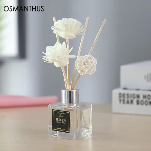 Rose Aromatherapy Reed Diffuser 50ml for Home and Office – Relaxing Fragrance for Living Room, Bedroom, Washroom, Office