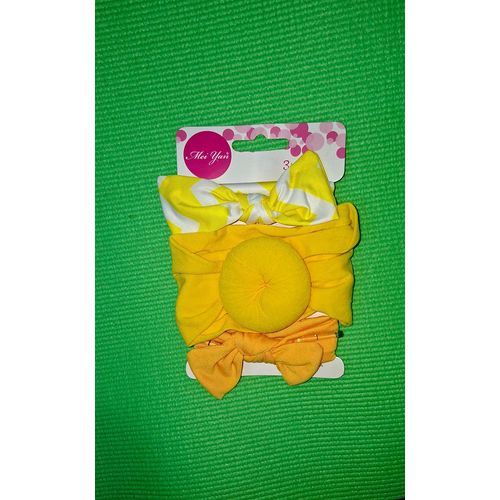 Cute trendy and classy Girls 3pc Headbands