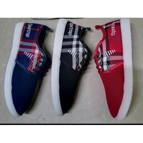 Classy Checked Black Rubbers