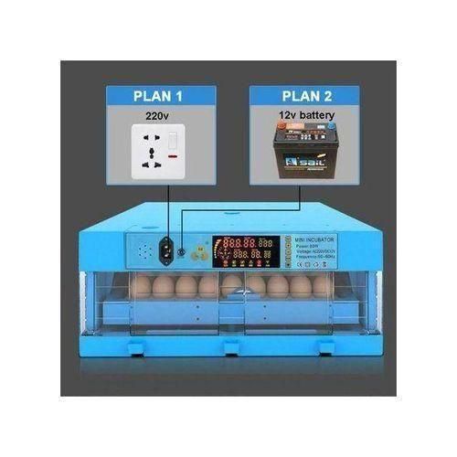 64-EGGS SOLAR AND ELECTRIC (AC/DC) FULL AUTOMATIC INCUBATOR
