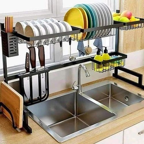Over The Sink Dish Rack/ Utensil Drainer