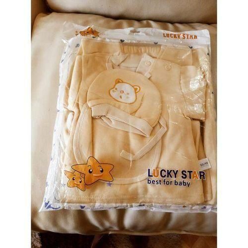 11 Pieces Unisex New Born Baby Receiving Set- Cream