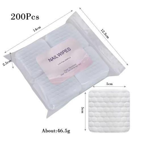 Nail Remover Wipes Nail Cleaning Pads, Non Woven Nail Pads For Beauty Salon