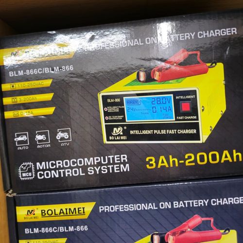 BOLAIMEI Battery Charger For 12v/24v 15a Car/motor Battery Charger