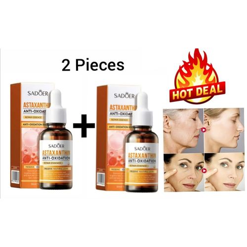 Astaxanthin Anti-Oxidation Deep Hydrating Face Serum-Brighten Skin Tone&Lighten Acne Marks Repair Eassense Anti Aging Removes Wrinkles