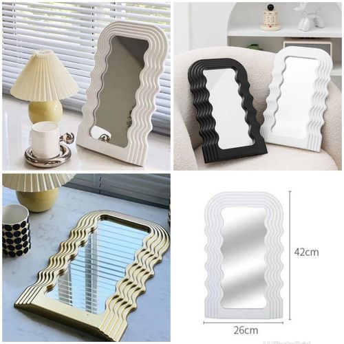 Table-Top/ Vanity Chic Wavy Mirror