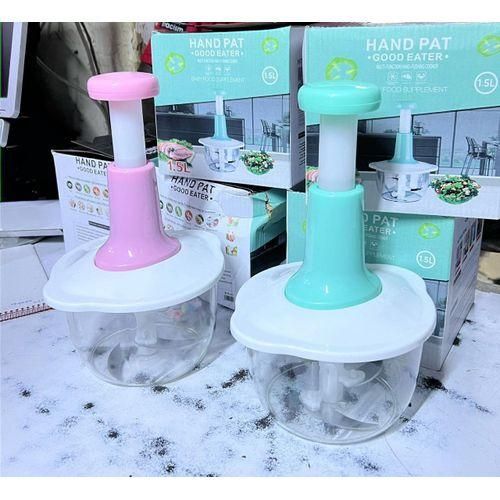 Food Processor Chopper, Manual Food Processor, Sharp Blades Chopper, Mixer Cutter For Onion, Salad, Tomato, Garlic, Large Vegetable & All In One Solution For Fruits,nuts,herbs