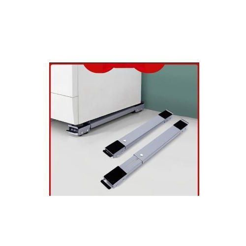 Washing Machine fridge roller base metal thickened, set of 2 Stand Base with 12 wheels on each base stand,