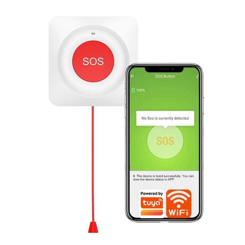 WiFi SOS Panic Call Button Sensor Elderly Waterproof Emergency Help Smart SOS Switch