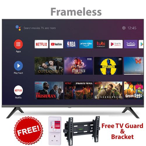 Smart & Android Television Playstore,Inbuilt-WIFI+TILT BRACKET+GUARD