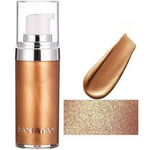 Face Body Shimmer Body Cream Liquid Body Highlighter Long-lasting Shine Brighten Glitter Shimmering Body Cream for All Skin Types