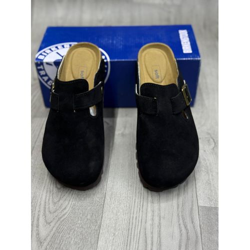 Men's Palm Sandals Shoes Comfortable Soft Sole Casual Black