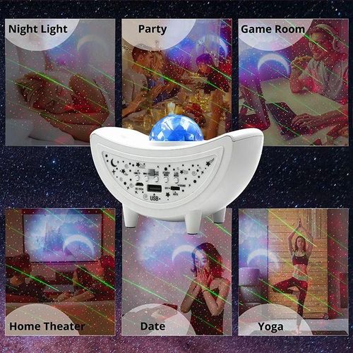 Star Starry LED Galaxy Light Projector With Smart Moon Lamp And WIFI APP Control