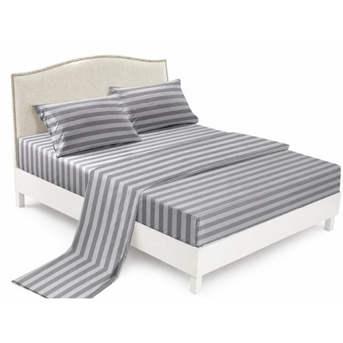 Fitted Bedsheet Set Cotton 6x6 – 1 Fitted Sheet , Flat Sheet and 4 Pillowcases