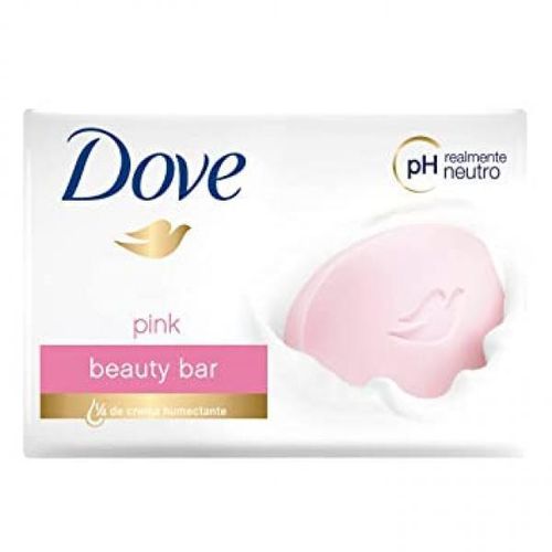 Pink Beauty Bar Soap 135g (4.75oz) 1/4 Moisturizing Cream for Soft, Smooth Skin Delicate Floral Fragrance
