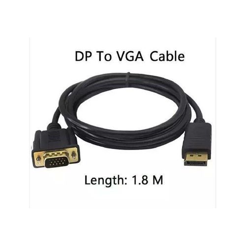 Display Port (DP) To VGA Cable 1.8m