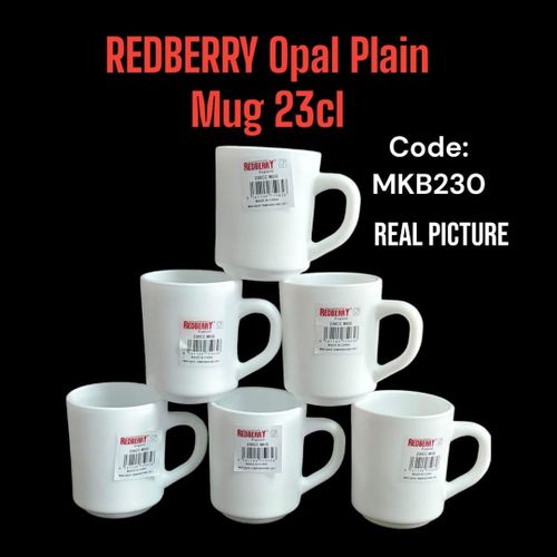 23cl Opal Plain Mug For Beverages