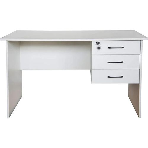 White Office Desk – Compact Workspace for Home or Office Use