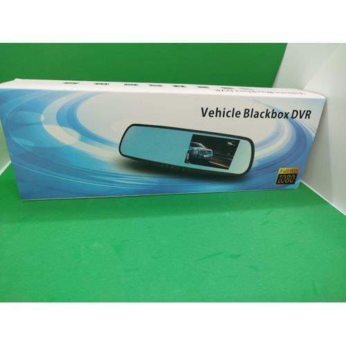 1080p Full HD Mirror Dash Cam with Dual Front and Rear Cameras, G-Sensor, and Enhanced Parking Surveillance