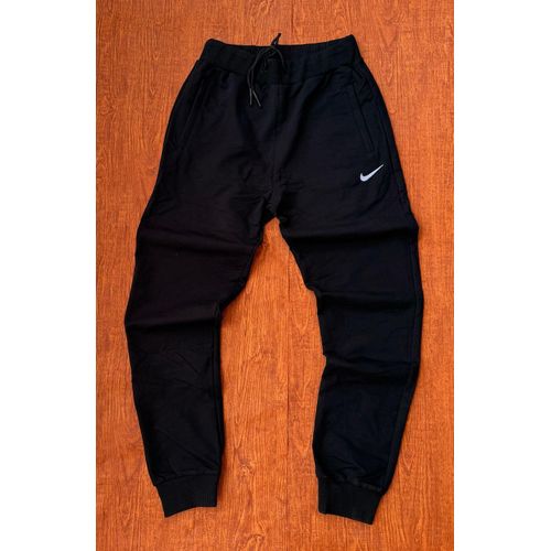 Unisex cotton black sweatpants