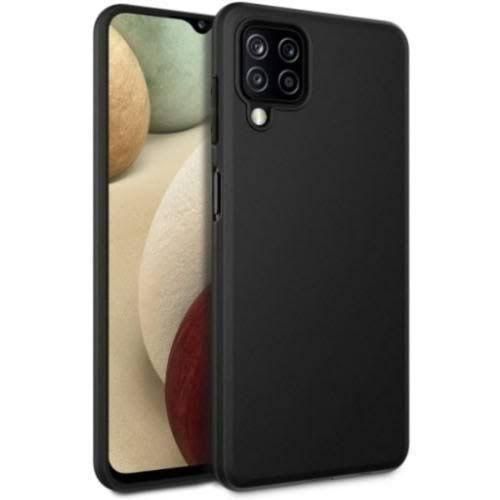 Samsung Phone Case For Compatible With Galaxy A12 Case, Thin Silicone Cover With Microfiber Interior Anti-Scratch Slim Fit Flexible Phone Case