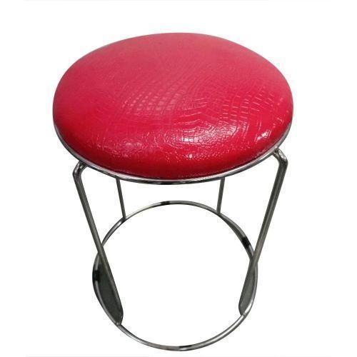 Salon Stool Metal Red Stool Metal Bar Hairdressing Stool