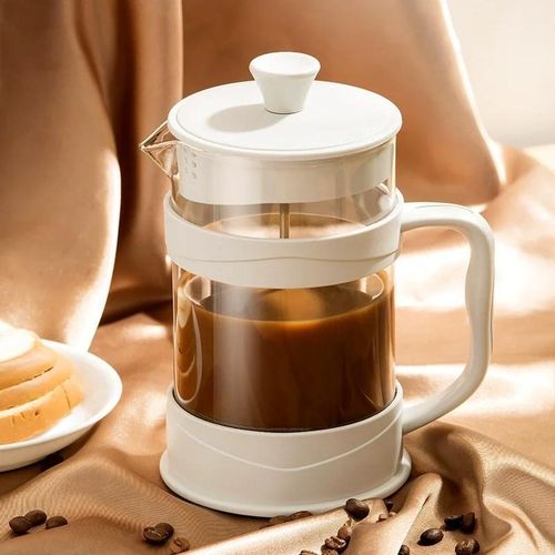 French Press CoffeeTea Maker CoffeeTea Press of Stainless Steel Filter and Heat Resistant Glass Cold Brew Coffee Maker