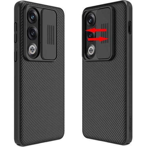 Nilkin Case Compatible With Oneplus Ace 3V Slide Cover Camera Lens Privacy Protection Hard Case For One Plus Ace 3V Black