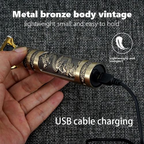 Vintage shaver trimmer, rechargeable hair trimmer, wireless shaver