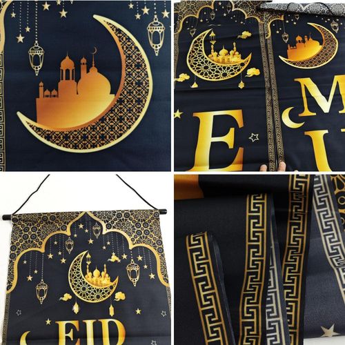 Eid Mubarak Table Runner 35180cm Ramadan Eid Table Decoration