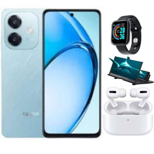 A3x 6.67 inches, 128GB ROM + 4GB RAM, Battery: 5100mAh (Dual SIM) 50MP - Ocean Blue swima