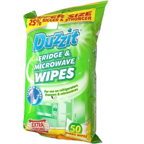 FRIDGE & MICROWAVE WIPES For Use On Refrigerators Freezers Microwaves EXTRA STRONG JUMBO cf