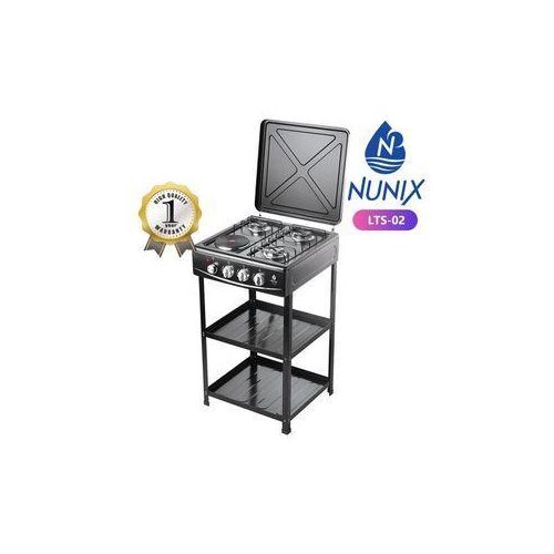 Cooker 3 Gas +1 Electric Plate standing Cooker Plus Shelves