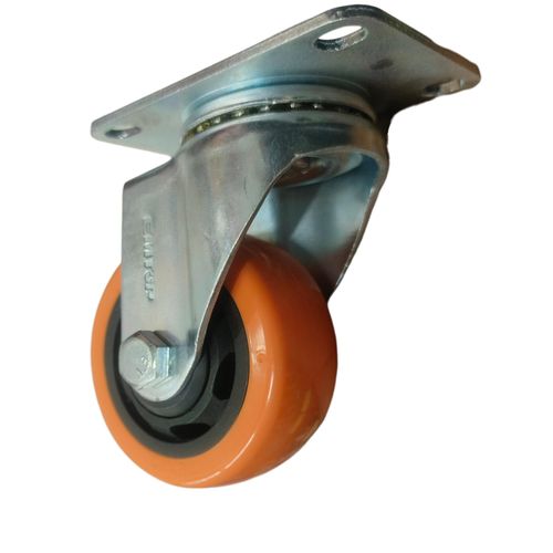 4 pcs 4 INCH Furniture Casters Wheels Rubber Swivel Roller Wheel For Platform Trolley Chair Household Hardy
